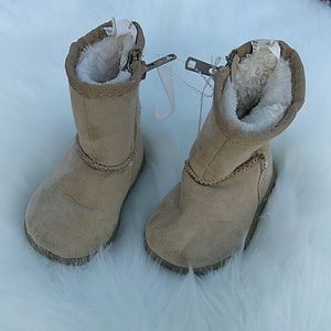 Infat girls tan boots sz 3